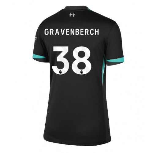 Liverpool Ryan Gravenberch #38 Gostujuci Dres za Ženska 2024-25 Kratak Rukav